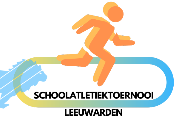 Logo schoolatletiektoernooi (zwarte tekst)